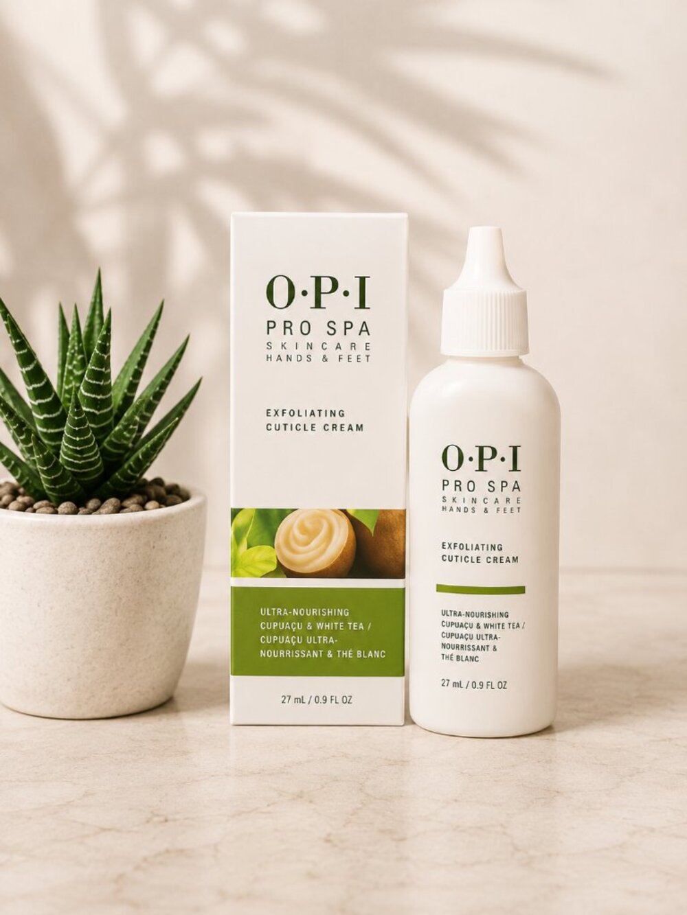 NIB OPI ProSpa Exfoliating Cuticle Cream NIB 0.9oz Salon Nail Care